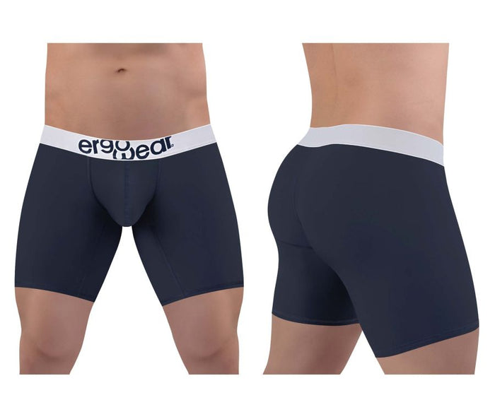 clever moda ErgoWear EW1473 MAX COTTON Boxer Briefs Color Navy Blue