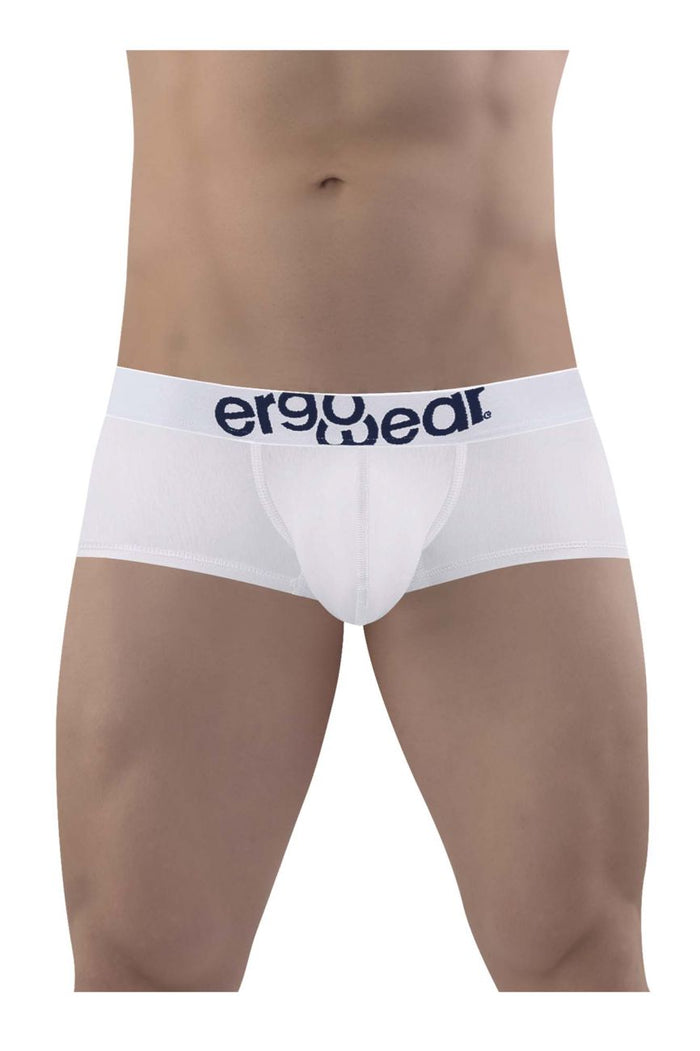 Clever Moda ErgoWear EW1476 MAX COTTON Trunks Color White