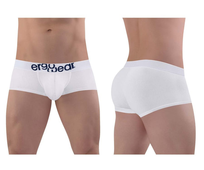 Clever Moda ErgoWear EW1476 MAX COTTON Trunks Color White