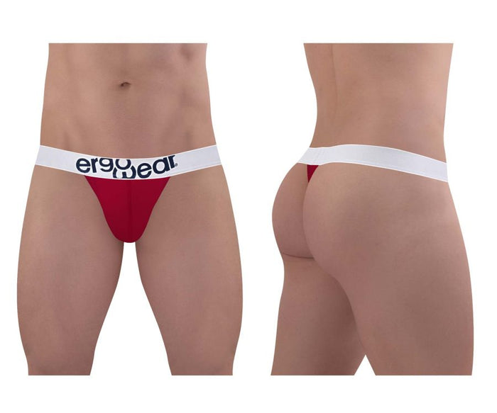 clever moda ErgoWear EW1478 MAX COTTON Thongs Color Garnet