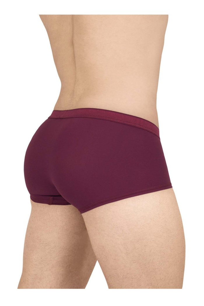 Clever Moda ErgoWear EW1658 SLK Trunks Color Burgundy