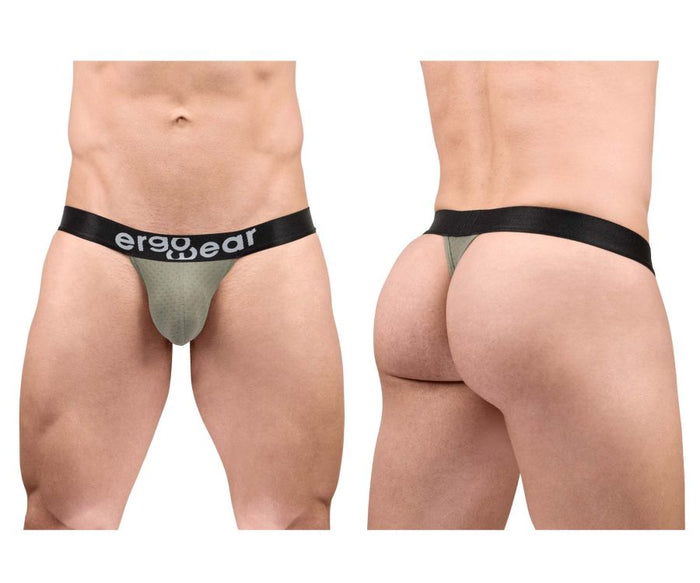 Clever Moda ErgoWear EW1677 MAX FLOW G-String Color Smoke Green