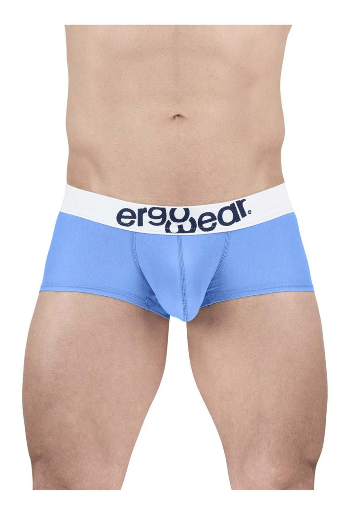 Clever Moda ErgoWear EW1713 MAX COTTON Trunks Color Light Blue