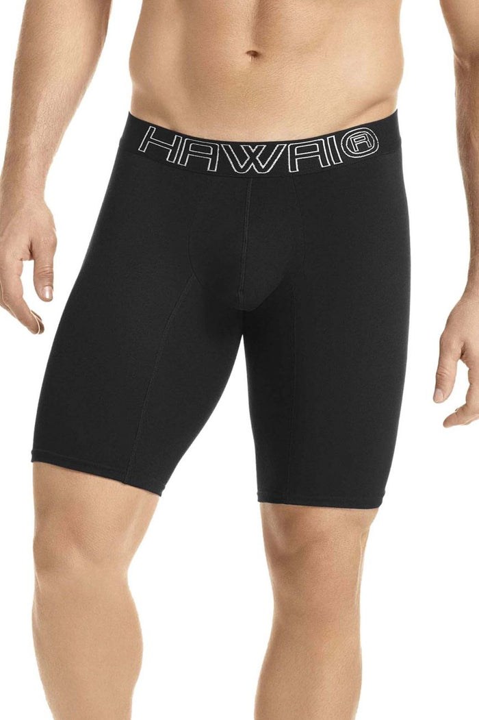 Clever Moda HAWAI 41903 Solid Athletic Boxer Briefs Color Black