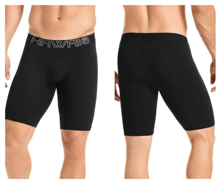 clever moda HAWAI 41903 Solid Athletic Boxer Briefs Color Black