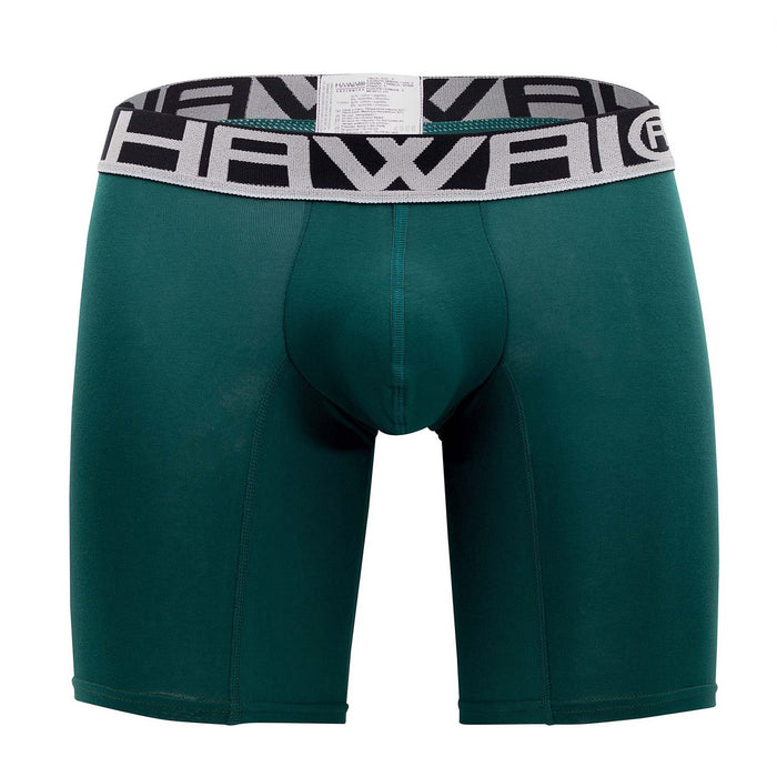 Clever Moda HAWAI 41903 Solid Athletic Boxer Briefs Color Green