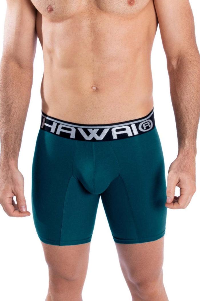 Clever Moda HAWAI 41903 Solid Athletic Boxer Briefs Color Petrol