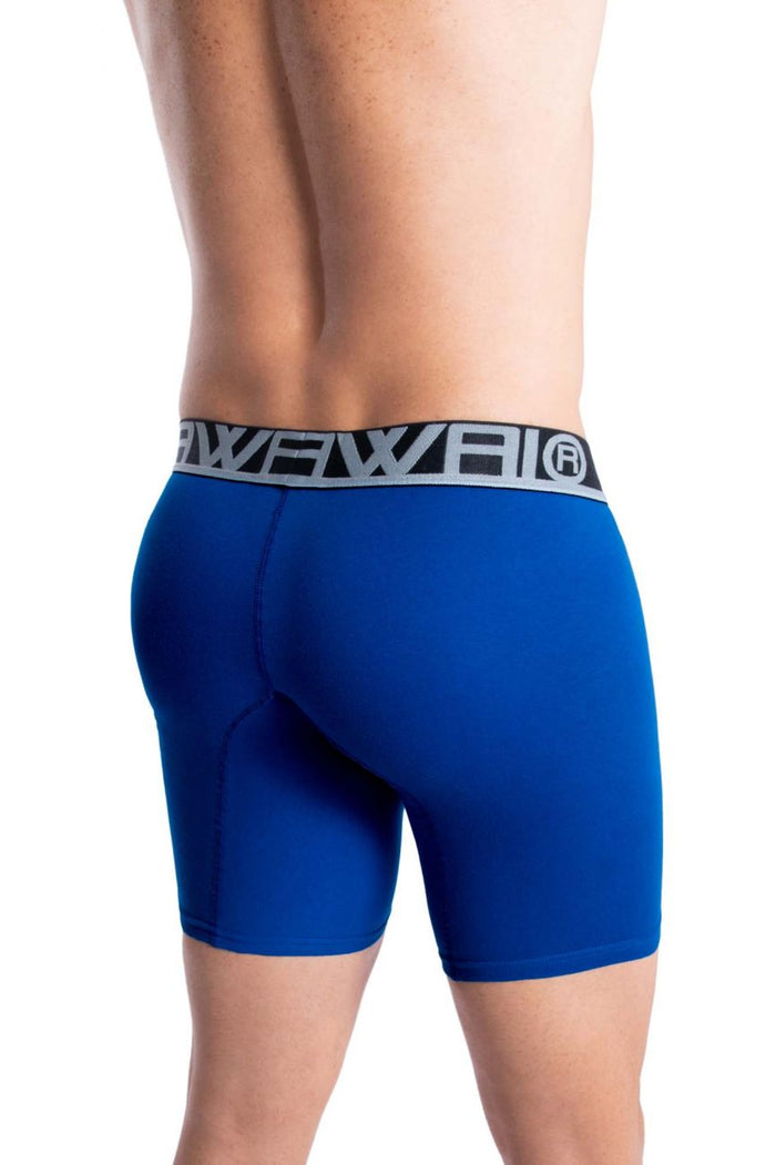 Clever Moda HAWAI 41903 Solid Athletic Boxer Briefs Color Royal Blue