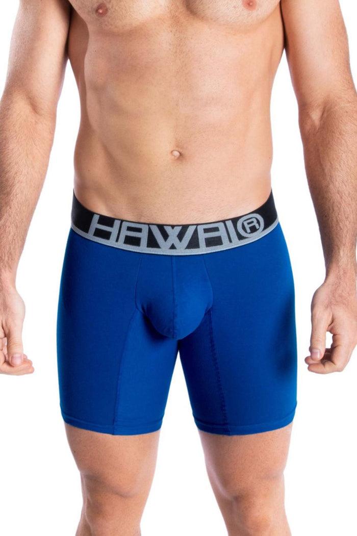 Clever Moda HAWAI 41903 Solid Athletic Boxer Briefs Color Royal Blue