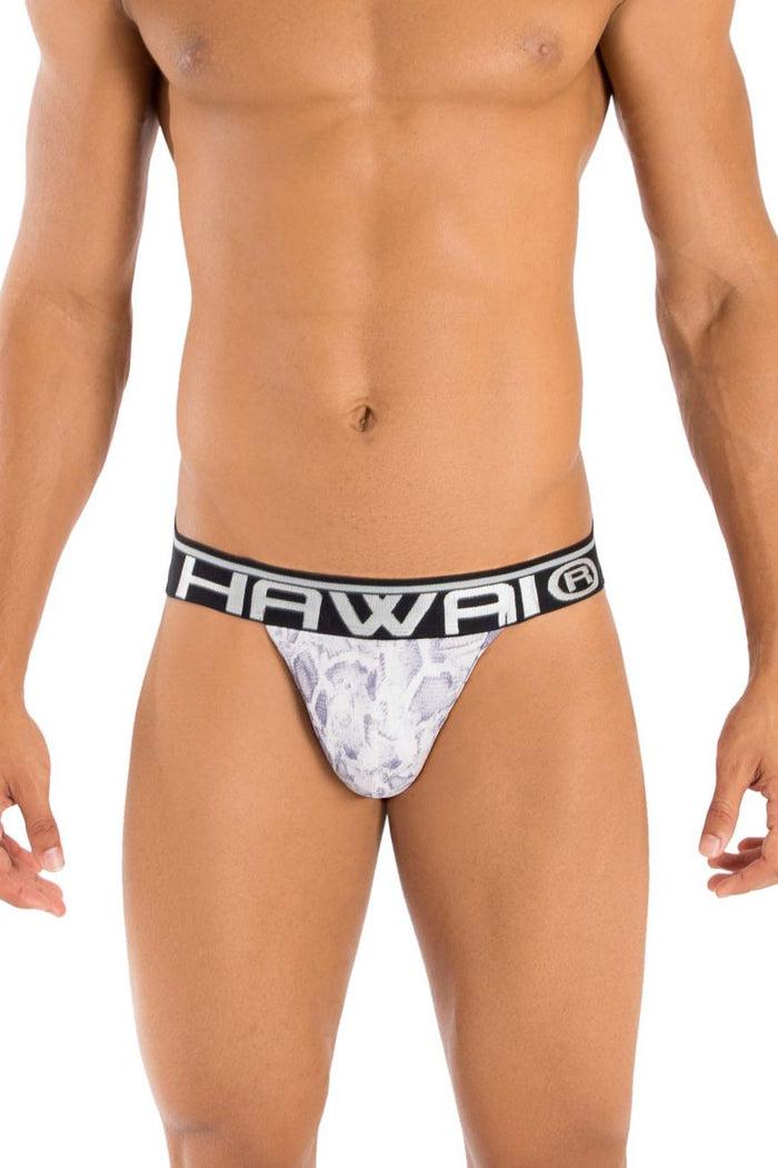 Clever Moda HAWAI 41946T Animal Print Athletic Jockstrap Color Amethyst