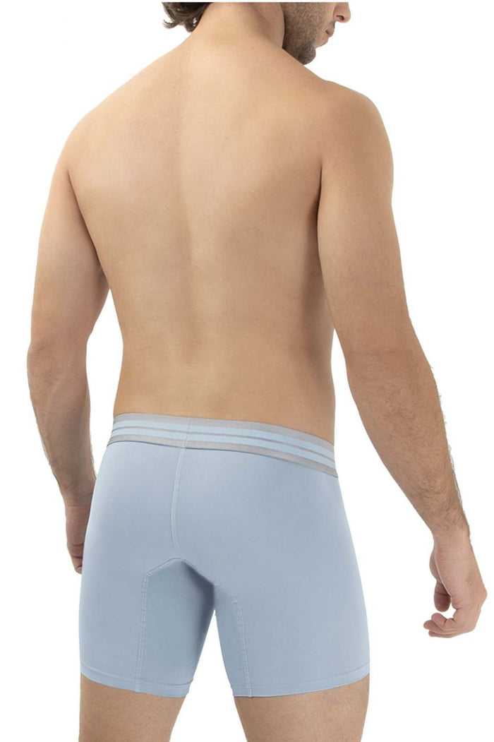 Clever Moda HAWAI 41977 Microfiber Boxer Briefs Color Light Blue