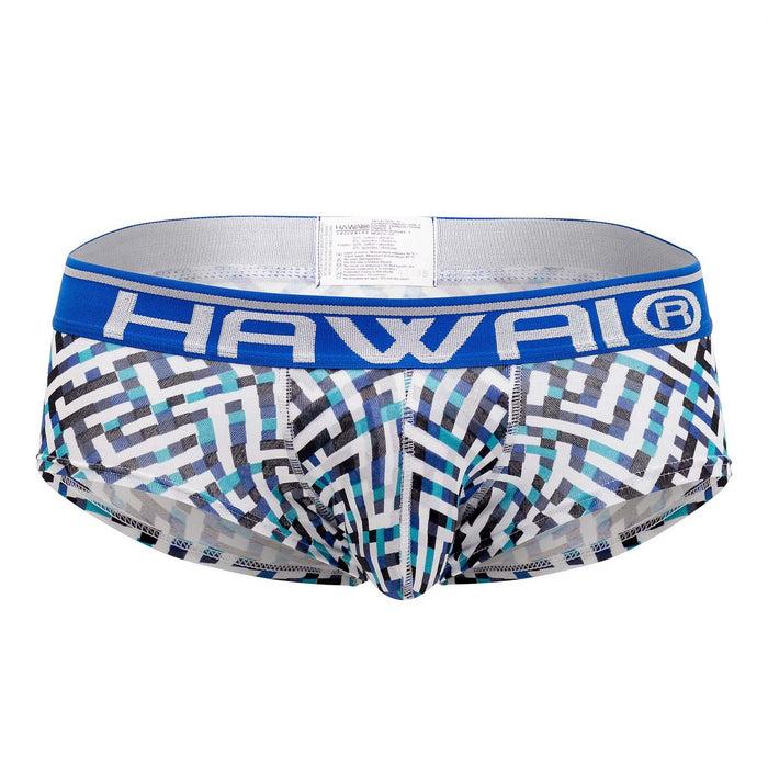 Clever Moda HAWAI 42135 Geometric Mini Trunks Color Royal Blue