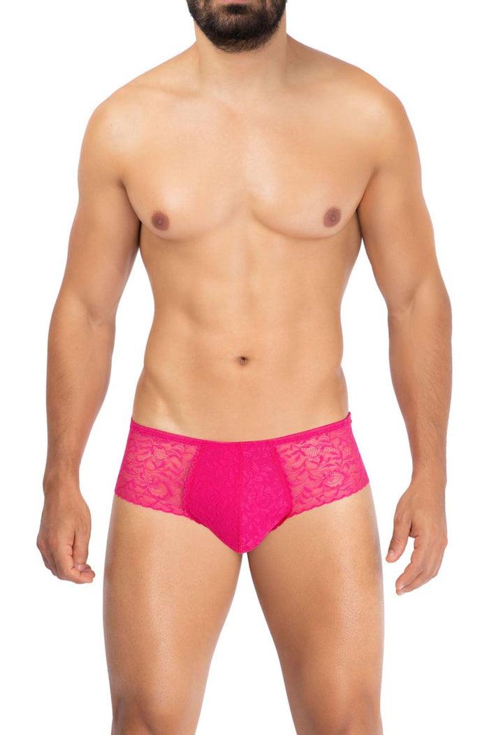 Clever Moda HAWAI 42152 Solid Lace Briefs Color Fuchsia