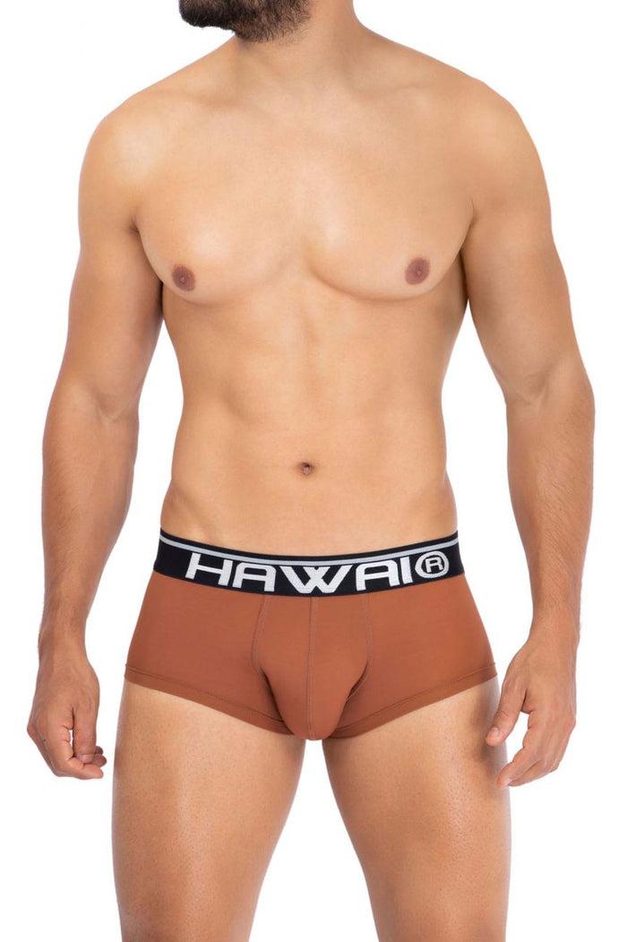 Clever Moda HAWAI 42181 Solid Microfiber Briefs Color Amber