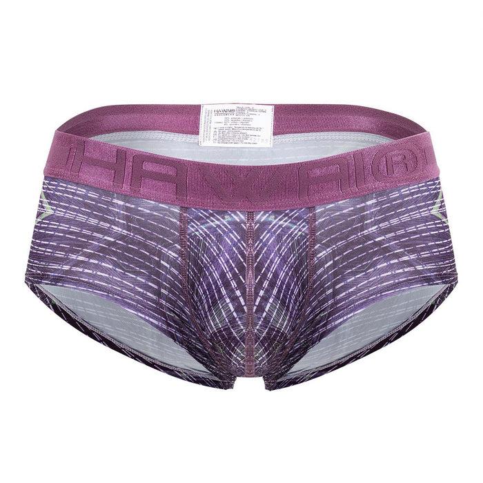 Clever Moda HAWAI 42183 Printed Microfiber Briefs Color Taupe