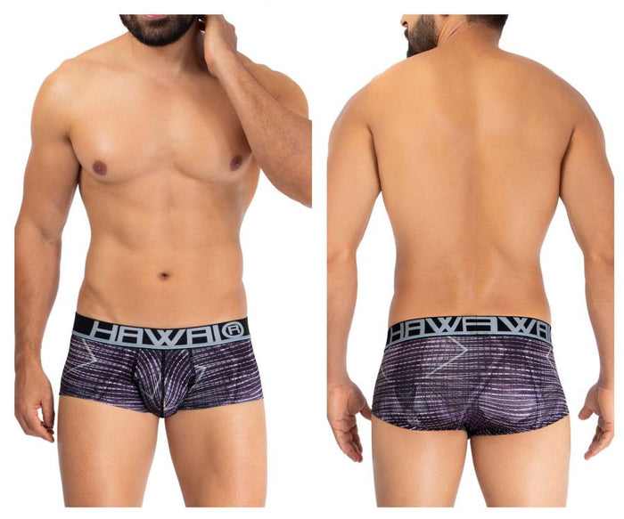 clever moda HAWAI 42183 Printed Microfiber Briefs Color Taupe