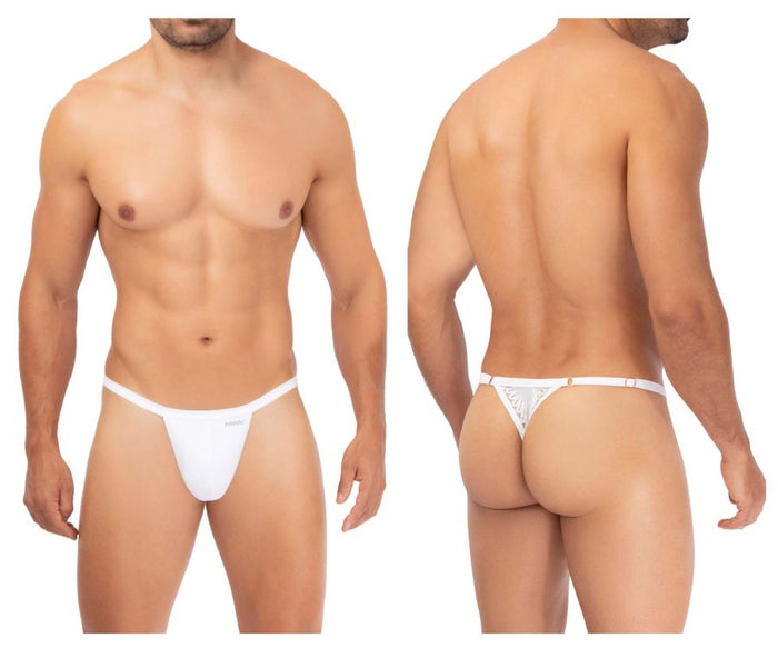 clever moda HAWAI 42317 Microfiber Thongs Color White
