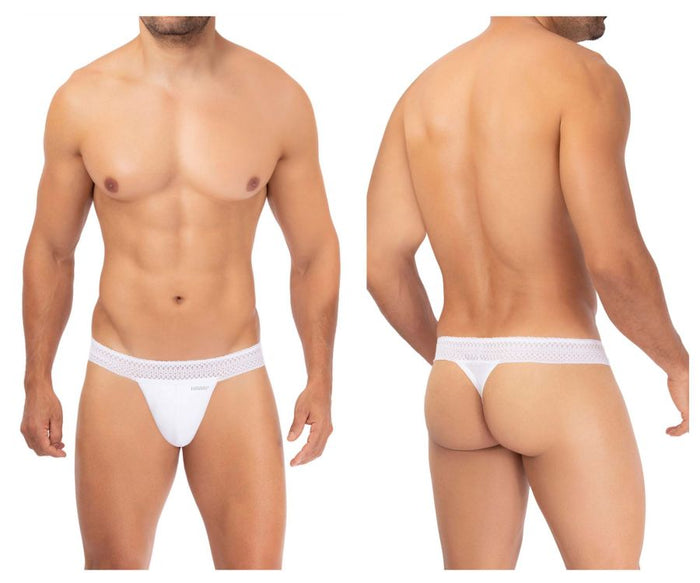 clever moda HAWAI 42347 Microfiber Thongs Color White