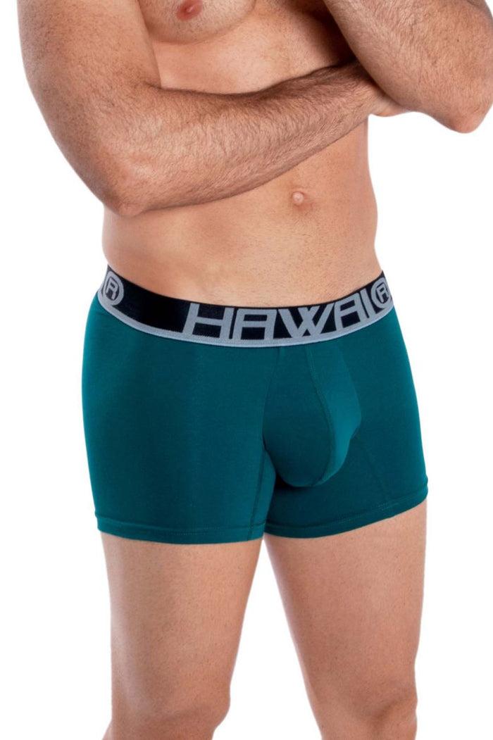 Clever Moda HAWAI 4986 Solid Athletic Trunks Color Green