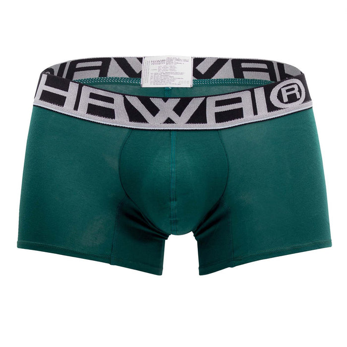 Clever Moda HAWAI 4986 Solid Athletic Trunks Color Green