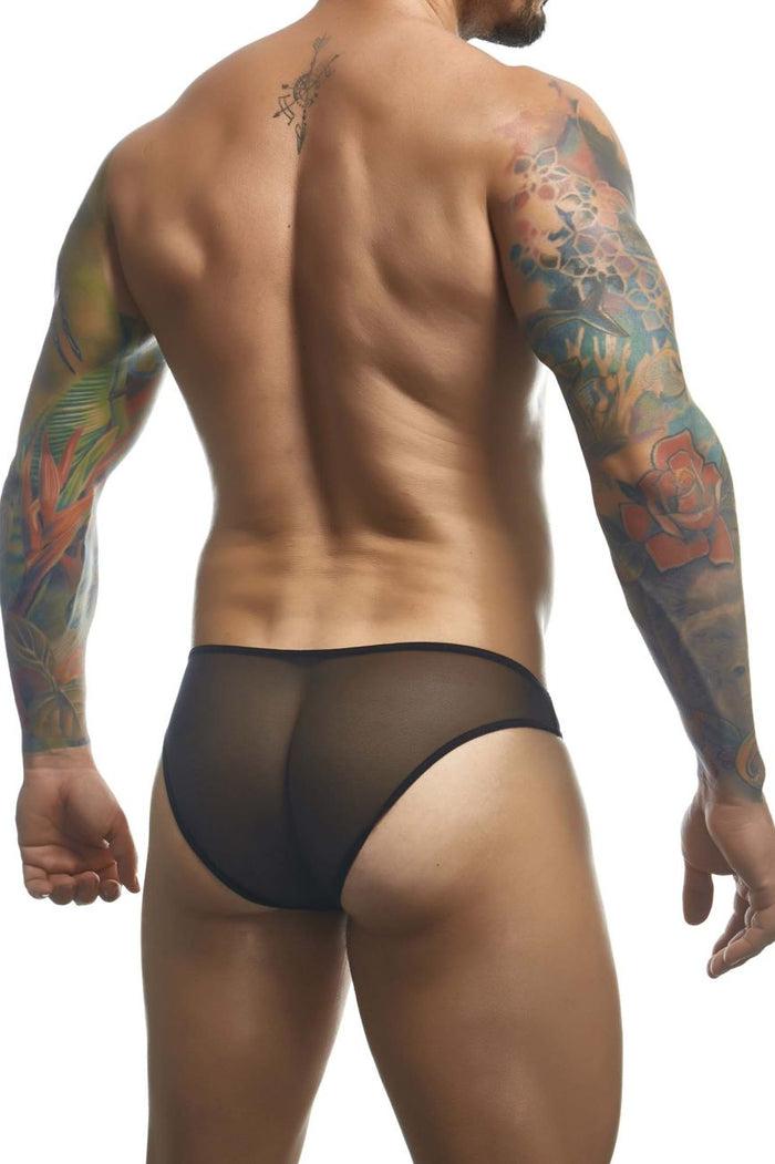 Clever Moda JUSTIN+SIMON XSJ01 Classic Bikini Color Black Mesh