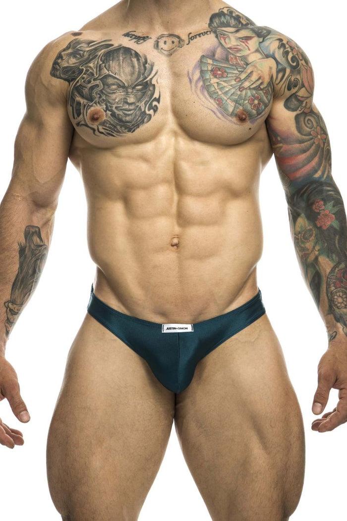 Clever Moda JUSTIN+SIMON XSJ01 Classic Bikini Color Opal Green