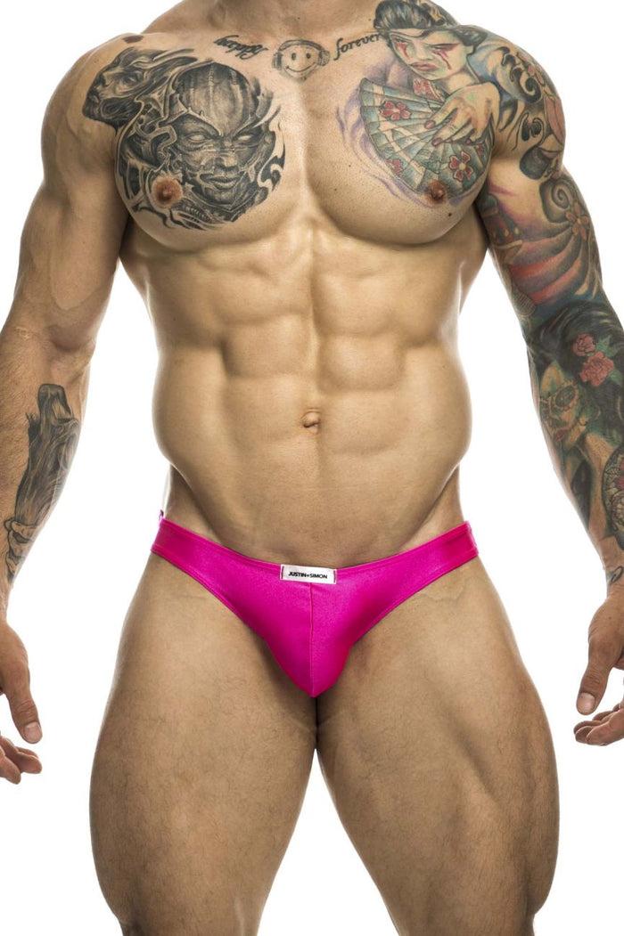 Clever Moda JUSTIN+SIMON XSJ01 Classic Bikini Color Pink