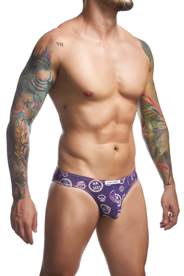 Clever Moda JUSTIN+SIMON XSJ01 Classic Bikini Color Pride
