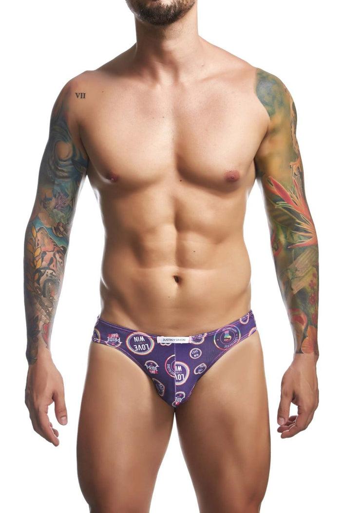 Clever Moda JUSTIN+SIMON XSJ01 Classic Bikini Color Pride