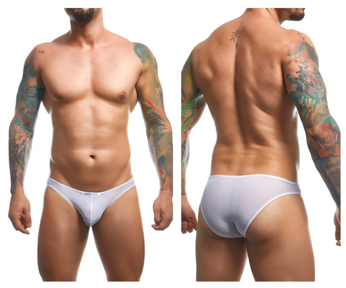 clever moda JUSTIN+SIMON XSJ01 Classic Bikini Color White Mesh
