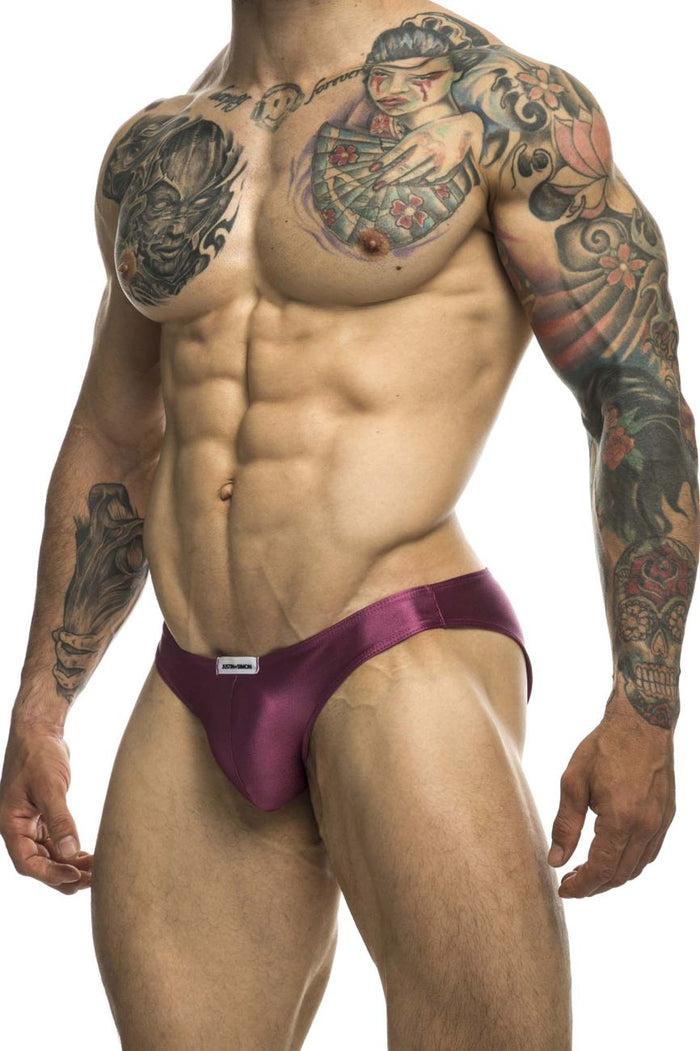 Clever Moda JUSTIN+SIMON XSJ01 Classic Bikini Color Wine