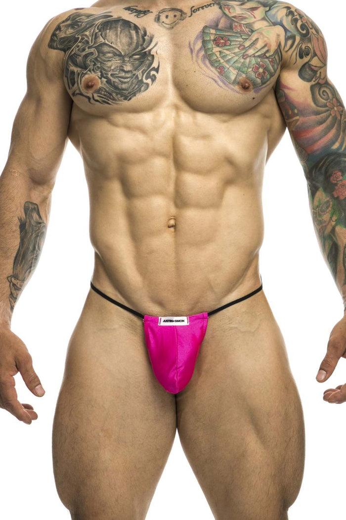Clever Moda JUSTIN+SIMON XSJ02 Classic G-String Bulge Color Pink