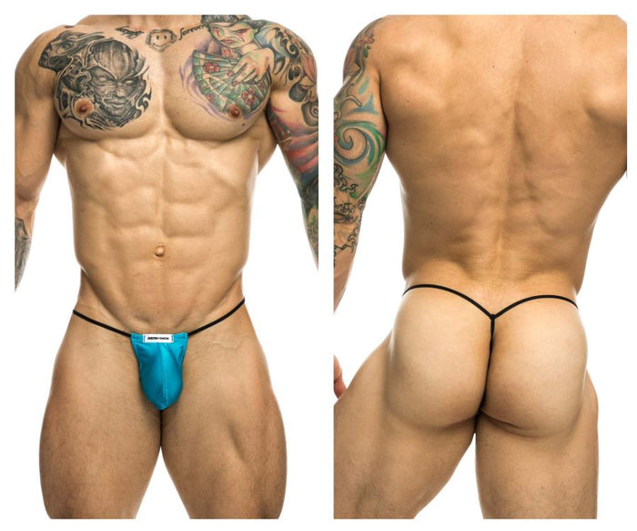 clever moda JUSTIN+SIMON XSJ02 Classic G-String Bulge Color Turquoise