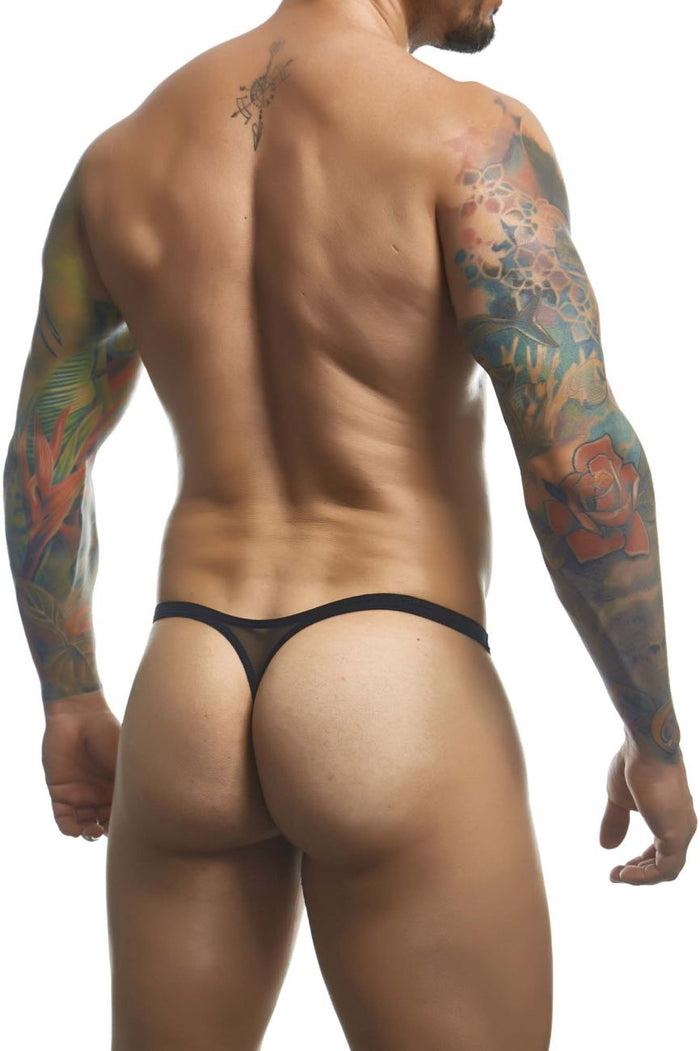Clever Moda JUSTIN+SIMON XSJ03 Classic Thongs Color Black Mesh