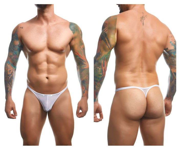 clever moda JUSTIN+SIMON XSJ03 Classic Thongs Color White Mesh