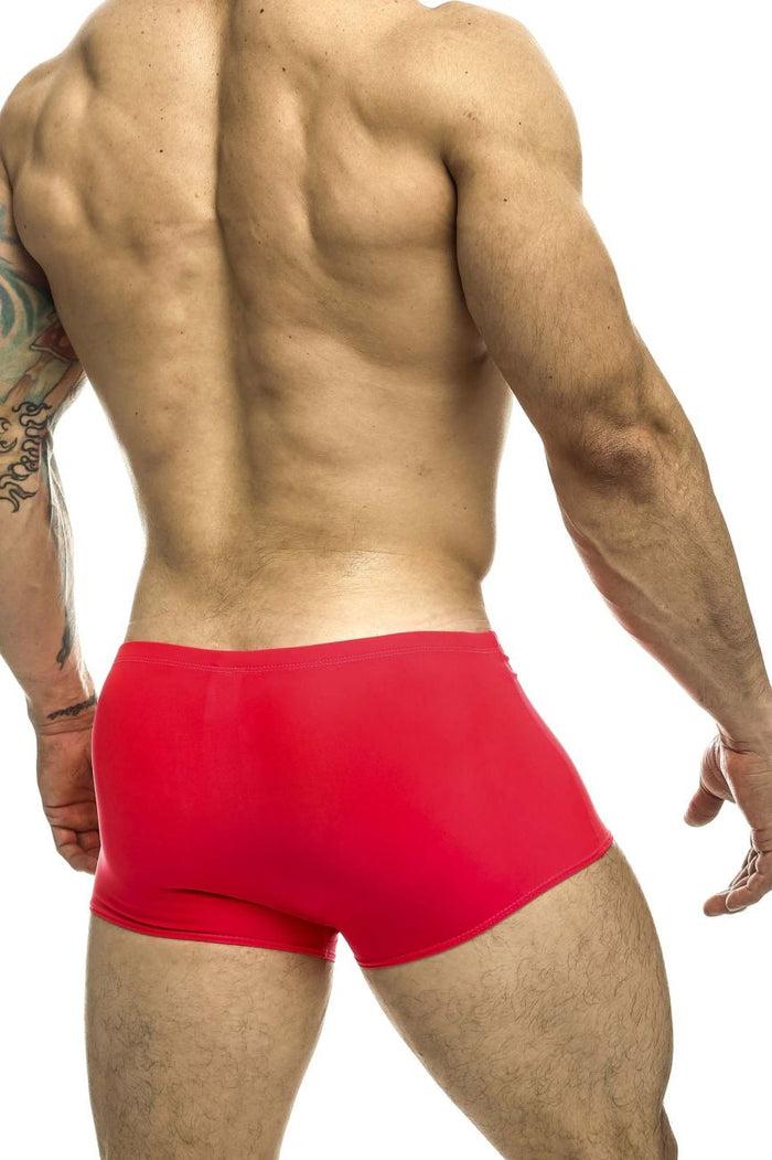 Clever Moda JUSTIN+SIMON XSJ08 Classic Trunks Color Coral