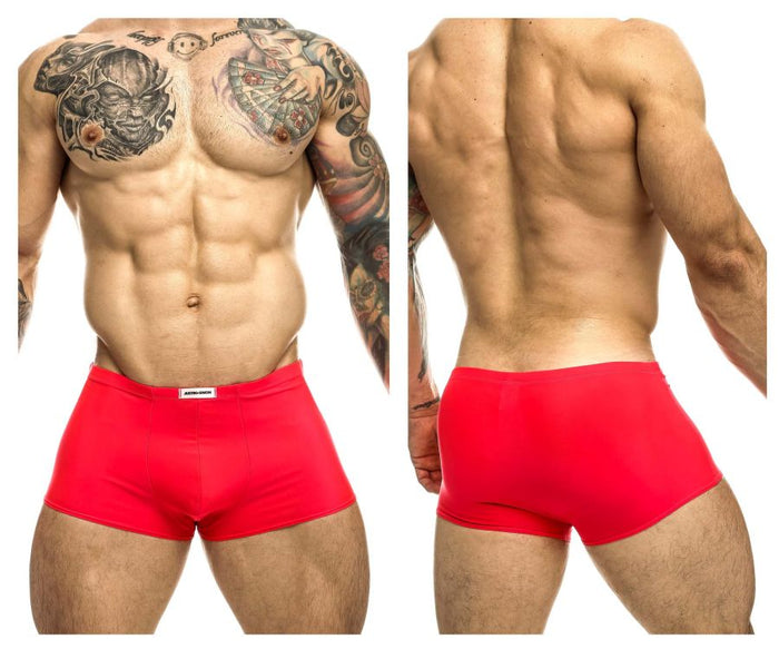 clever moda JUSTIN+SIMON XSJ08 Classic Trunks Color Coral