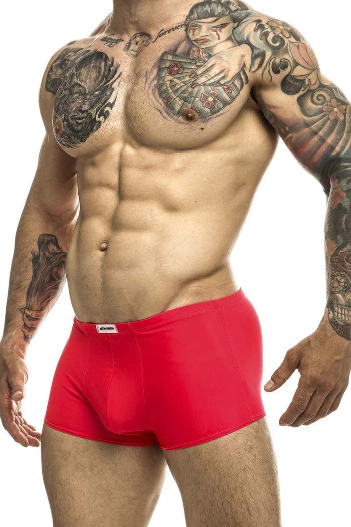Clever Moda JUSTIN+SIMON XSJ08 Classic Trunks Color Coral