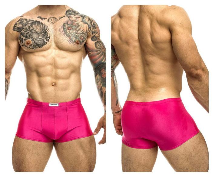 clever moda JUSTIN+SIMON XSJ08 Classic Trunks Color Hot Pink