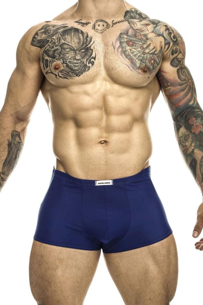 Clever Moda JUSTIN+SIMON XSJ08 Classic Trunks Color Royal Blue