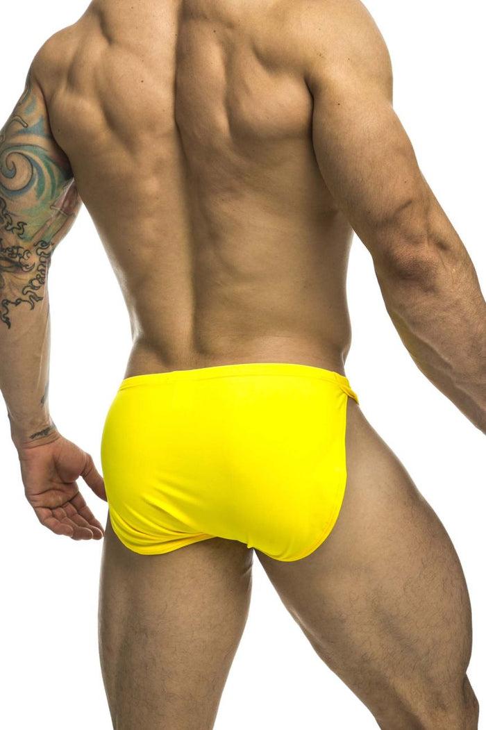 Clever Moda JUSTIN+SIMON XSJ09 Running Shorts Color Yellow