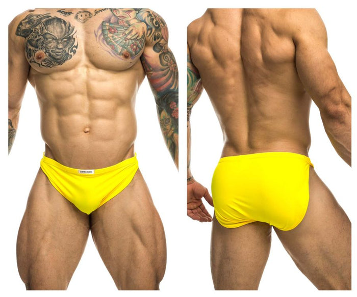 clever moda JUSTIN+SIMON XSJ09 Running Shorts Color Yellow