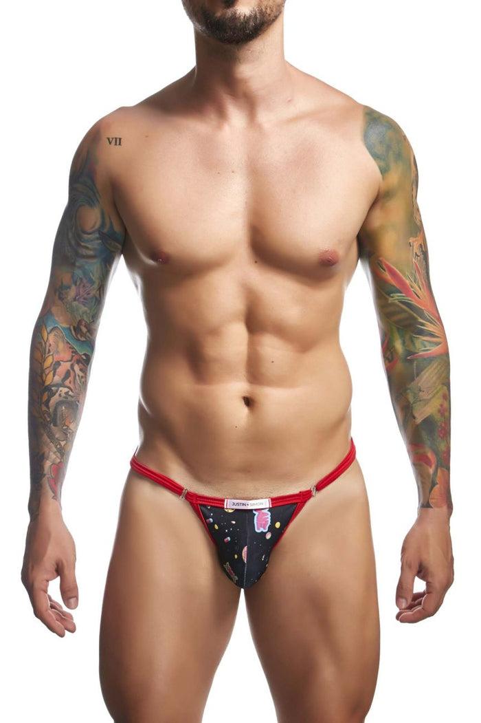 Clever Moda JUSTIN+SIMON XSJ12 Bikini Color Psycodelic