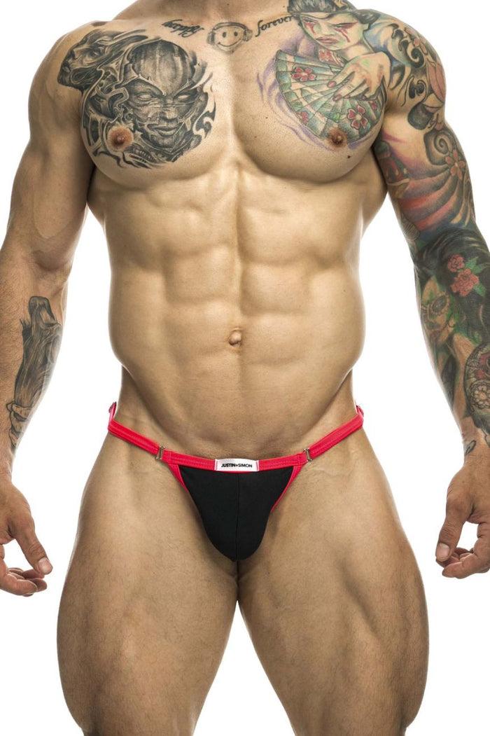 Clever Moda JUSTIN+SIMON XSJ12 Bikini One Color Black