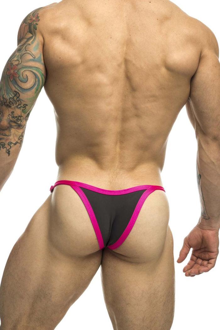 Clever Moda JUSTIN+SIMON XSJ12 Bikini One Color Gray