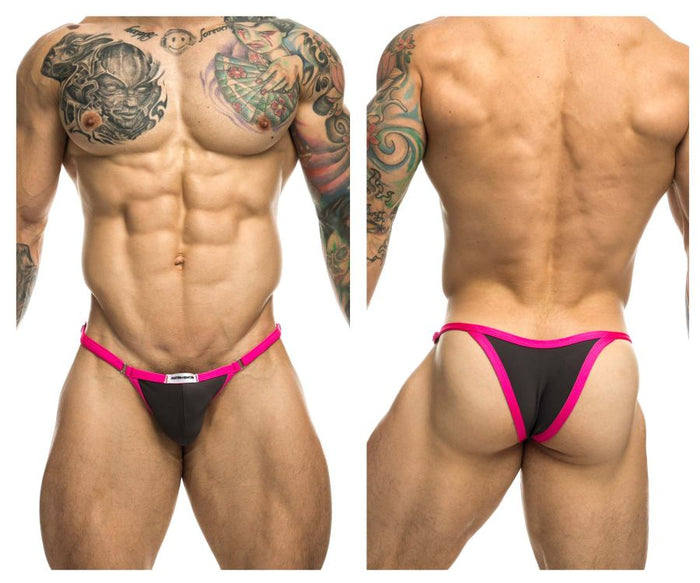 Clever Moda JUSTIN+SIMON XSJ12 Bikini One Color Gray