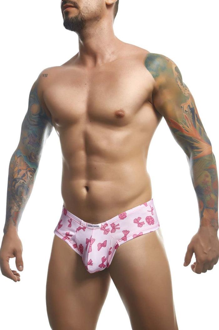Clever Moda JUSTIN+SIMON XSJ22 Cheek Briefs Color Coquette