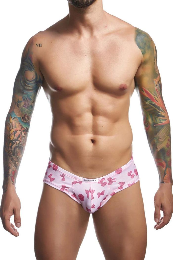 Clever Moda JUSTIN+SIMON XSJ22 Cheek Briefs Color Coquette