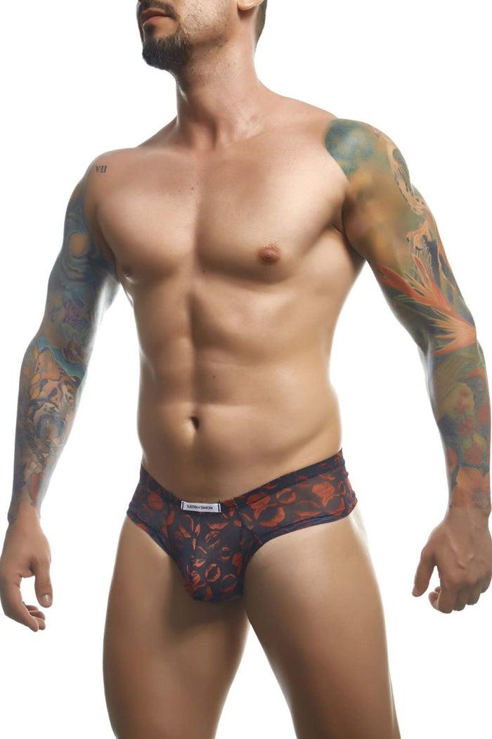 Clever Moda JUSTIN+SIMON XSJ22 Cheek Briefs Color Lips