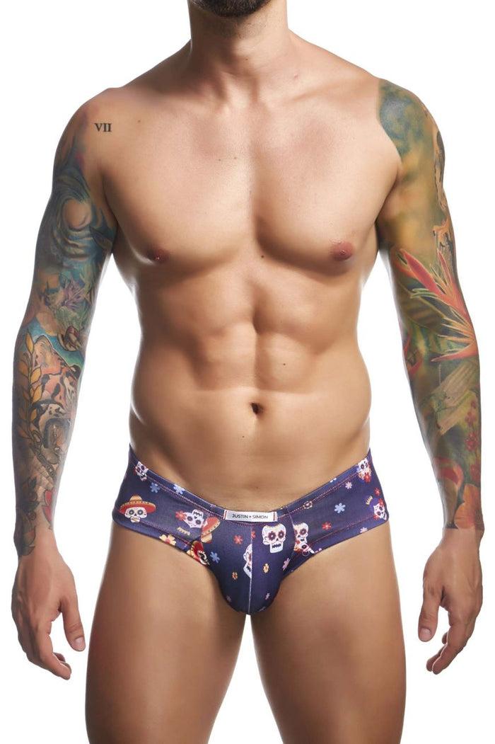 Clever Moda JUSTIN+SIMON XSJ22 Cheek Briefs Color Mexico